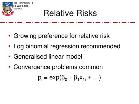 PPT - RELATIVE RISK ESTIMATION IN RANDOMISED CONTROLLED TRIALS: A ...