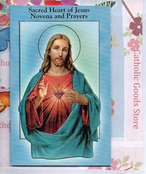 Sacred Heart Of Jesus Novena And Prayers Booklet Ebay
