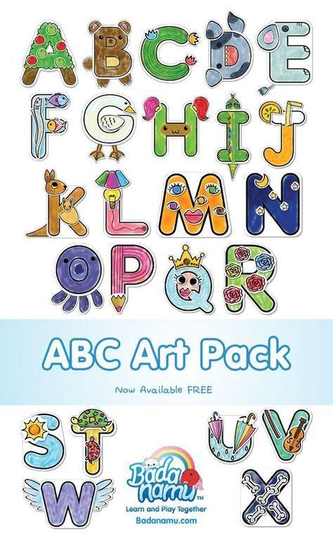 Fun Abcs Art Pack Is Now Available Free In Preschool