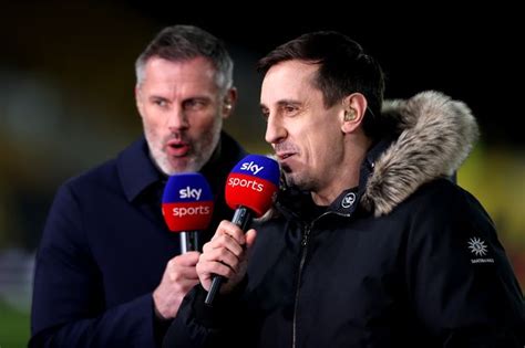 Gary Neville Wages War On Jamie Carragher After Liverpool Icons Bad