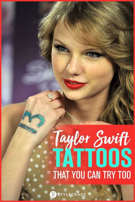 taylor swift tattoos that you can try to find the perfect tattoo for your body type