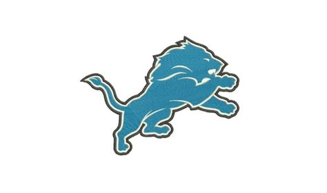 Detroit Lions Logo Machine Embroidery Designs By Moreusemb On Etsy