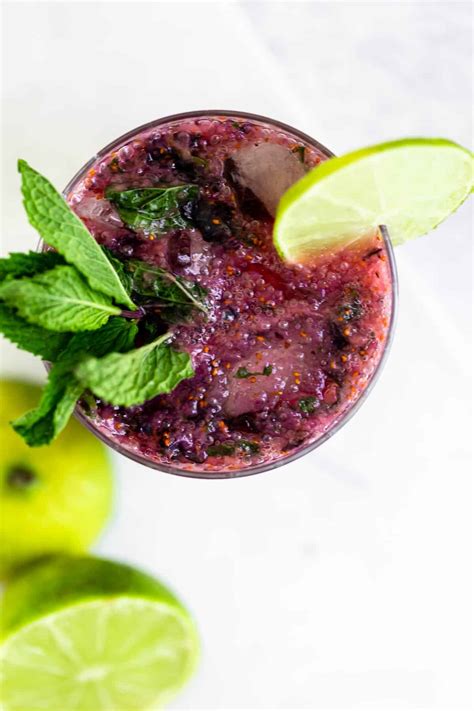 Fresh Blueberry Mojito Easy Eat With Clarity