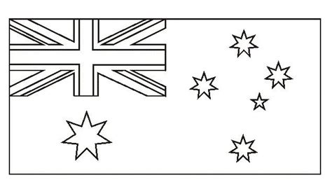 Image result for australian flag colouring template | Flag coloring