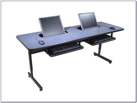Recessed Monitor Computer Desk Desk Home Design Ideas 9wprj6yp1383036