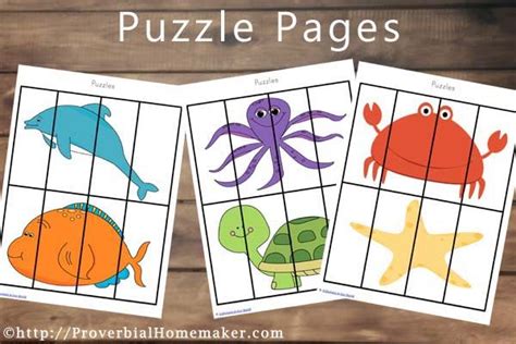 Ocean Animal Printables Subscriber Freebie Ocean Animals Preschool