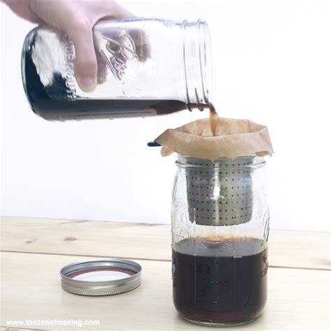 Recipe Mason Jar Cold Brew Coffee The Zen Of Making