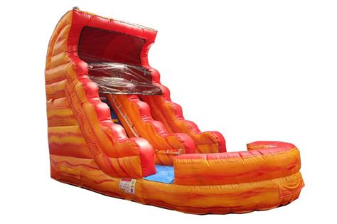 Volcano Water Slide Fws Fun World Inflatables