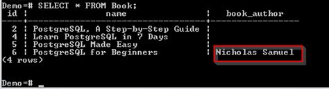 Col1 >= 0 and col1 < 85857 user_override in ('y','n'. PostgreSQL ALTER Table: ADD Column, Rename Column/Table ...