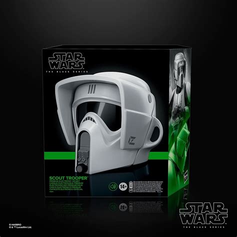 Pre Order Star Wars Black Series Premium Electronic Helmet Scout