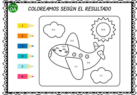 Example Sumas Para Colorear Simple Latino