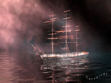 Free Download Pictures Ghost Ship At Sea Pictures And Wallpapers 1024