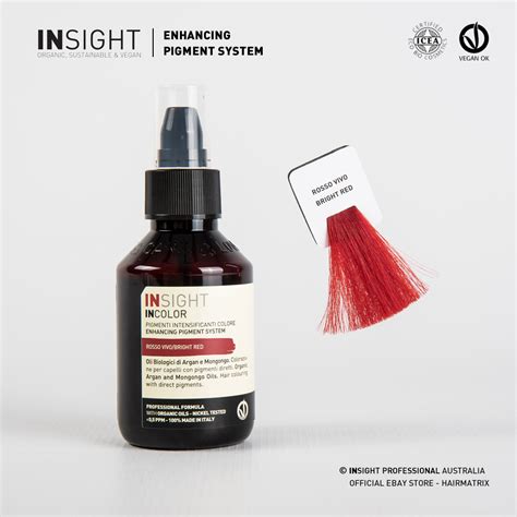 Insight INCOLOR Enhanced Pigment System Bright Red 100ml LF Hair
