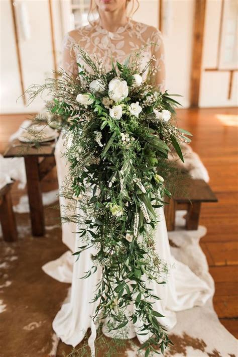 18 Gorgeous Cascading Wedding Bouquets See More