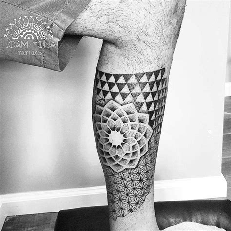 Geometric Pattern And Mandala Tattoo