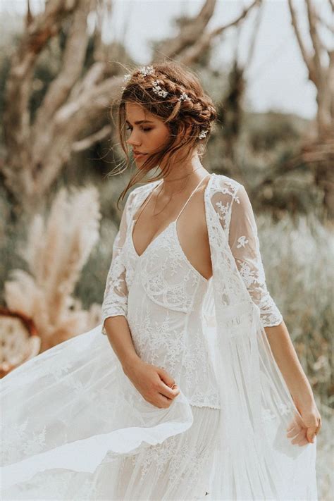 The Most Romantic Boho Wedding Dresses Every Bride Will Want Bohemian