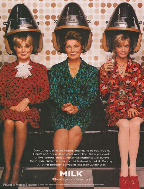 Vintage Got Milk Ad Featuring Famous Tv Moms 1998 Mrs Partridge Shirley Jones From The