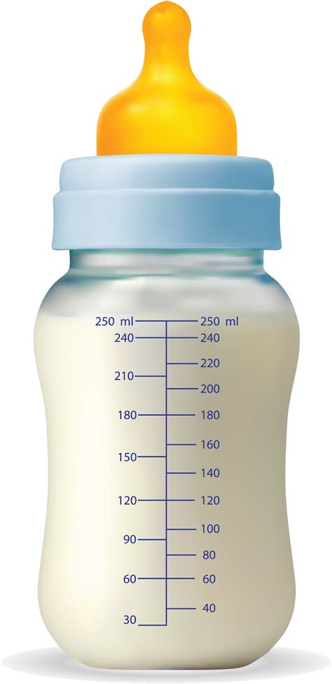 Download Hd Baby Bottle Transparent Images Baby Milk Bottle Png