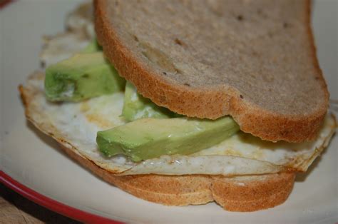 Fried Egg And Avocado Sandwich