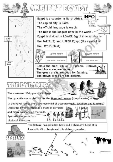 Use This Printable To Discover Egyptian Culture Then Use File Egypt 2 For Questions Ancient