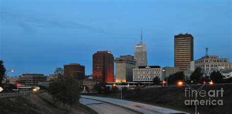 D1u 131 Akron Ohio Skyline Photo Photograph By Ohio Stock Photography