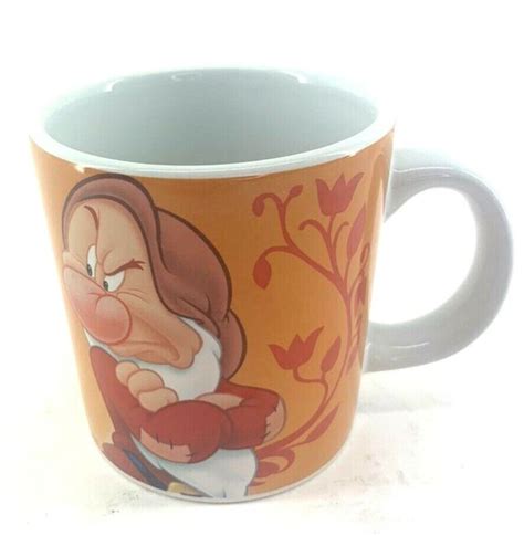Disney Grumpy Dwarf Snow White I Dont Do Mornings Ceramic Coffee Mug