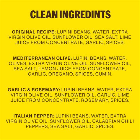 Lupini Bean Dip Variety Pack Keto Paleo Vegan 0g Net Carbs