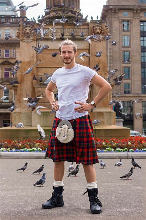 new book features 101 kilted hunks pictured at glasgow landmarks glasgow live
