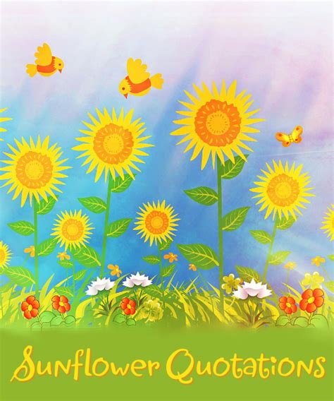 Sunflower Sayings Quotes And Sentiments