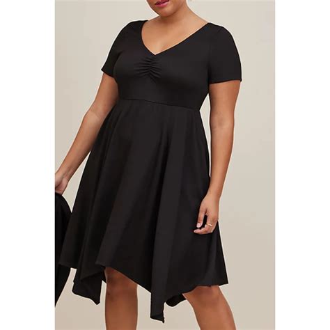 Black Fit And Flare Sweetheart Dress Ladybits