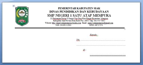 Cara Membuat Kop Amplop Surat Resmi Kerajinan Tangan Indonesia 2015