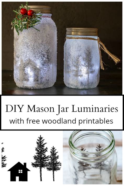 How To Make Mason Jar Luminaries For The Holidays Hearth And Vine