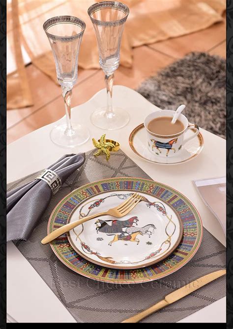 dinnerware ceramic sets bone china dinner gifts european funky dhgate housewarming striped glass