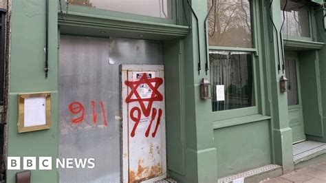 Anti Semitic Graffiti Daubed On London Shops And Cafes
