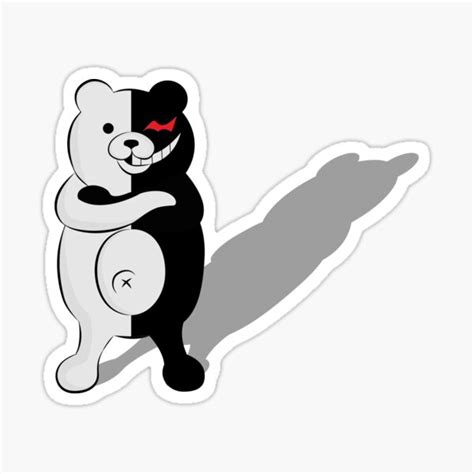 Monokuma Bear From Dangaronpa Anime Sticker For Sale By Martapp