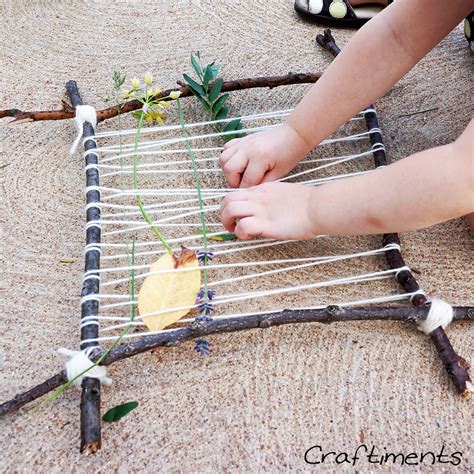 Craftiments Summer Fun Camp Nature Weaving Craft And Solar Oven Smores