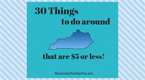 30 Things To Do With Your Kids In Kentucky That Are 5 Or Less