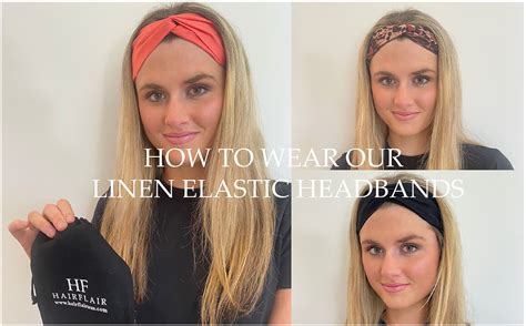 4 Great Ways To Wear An Elastic Headband