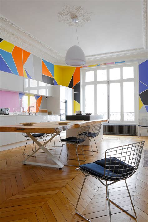 25 Dazzling Geometric Walls For The Modern Home Freshome Geometric