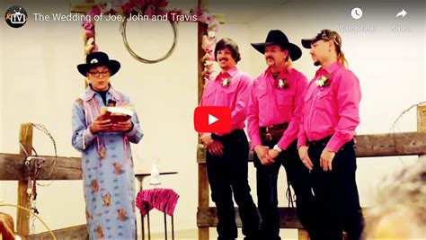 See It Full Video Of Joe Exotics Three Way Tiger King Wedding