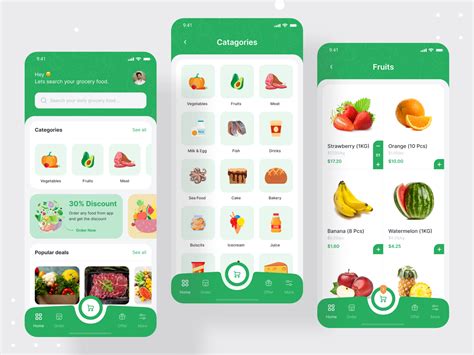 Gronik Grocery Shop Mobile App By Mahmudul Hasan Manik For Devignedge
