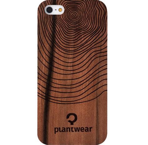 Wooden Case Iphone 5 5s Apple Tree Stamp Plantwear