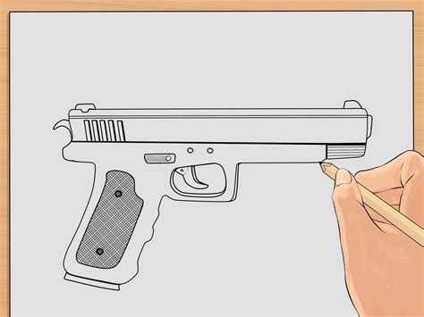 Easy Pistol Drawing At Getdrawings Free Download