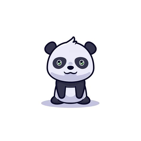 Cute Sitting Panda Character Illustration 2966745 Vector Art At Vecteezy