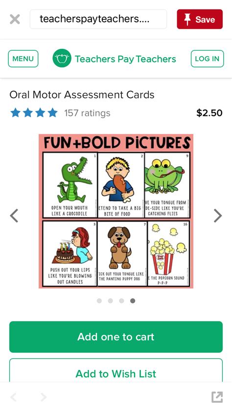 Oral Motor Peds Teacherspayteachers Assessment Fun Fluency