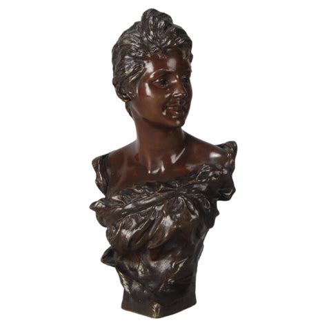 Art Nouveau Bronze Elegant Lady By Georges Van Der Straeten For Sale At 1stdibs Van Der
