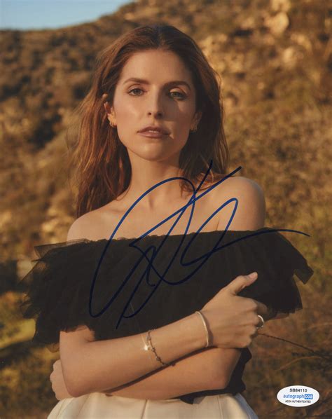 anna kendrick sexy signed autograph 8x10 photo acoa outlaw hobbies authentic autographs