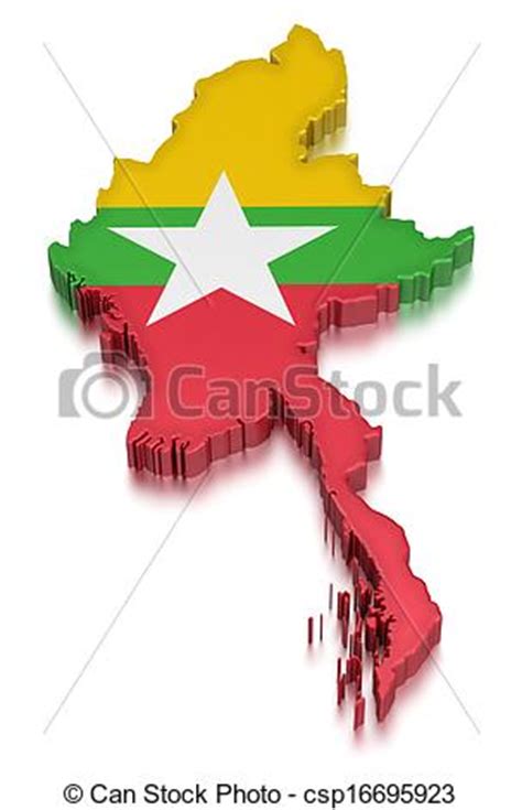 Affordable and search from millions of royalty free images, photos and vectors. Clip Art of Myanmar (clipping path included) - Map of ...