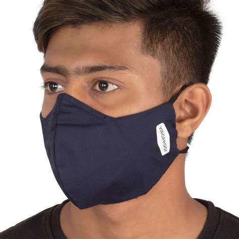 Viroproof Smart Mask With 3 Layers Nosepin Headloops Anti Viral Anti