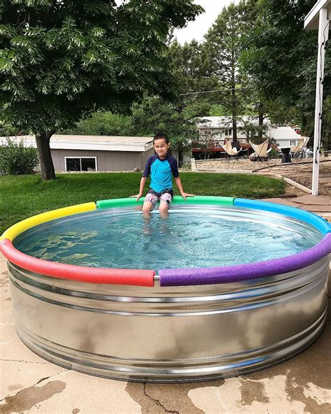 To Make Stock Tank Pools Safer And More Comfortable For Kids And